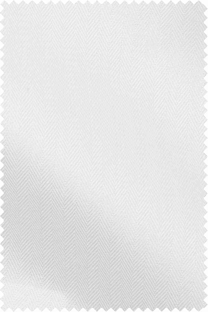 Fine Herringbone White