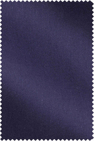 Satin Piquet Dark Blue