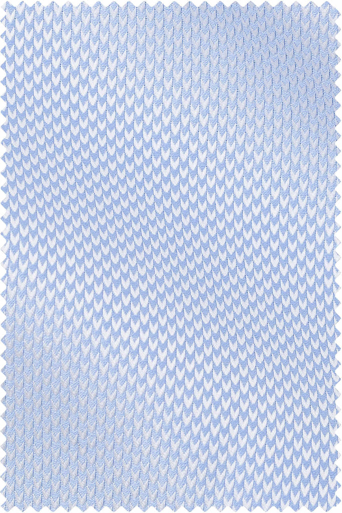 Dobby Herringbone Mid Blue