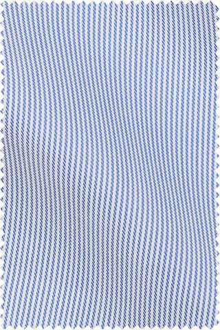 Thomas Mason Bespoke - Twill Stripe Blue