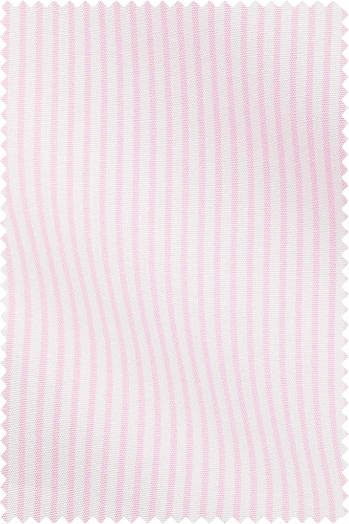 Thomas Mason Bespoke - Poplin Stripe Light Pink