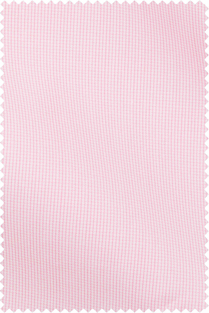 Thomas Mason Bespoke - Poplin Check Pink