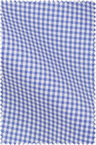 Thomas Mason Bespoke - Twill Check Dark Blue