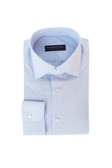 Thomas Mason Bespoke - Poplin Gingham Light Blue