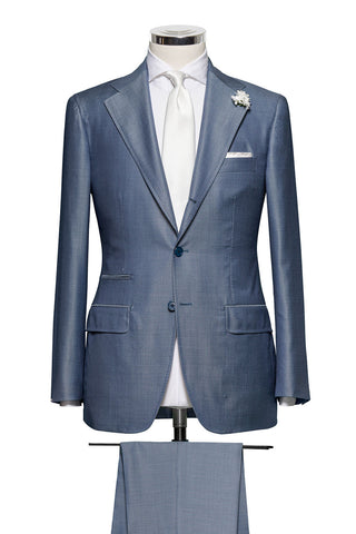 Mid Blue Plain