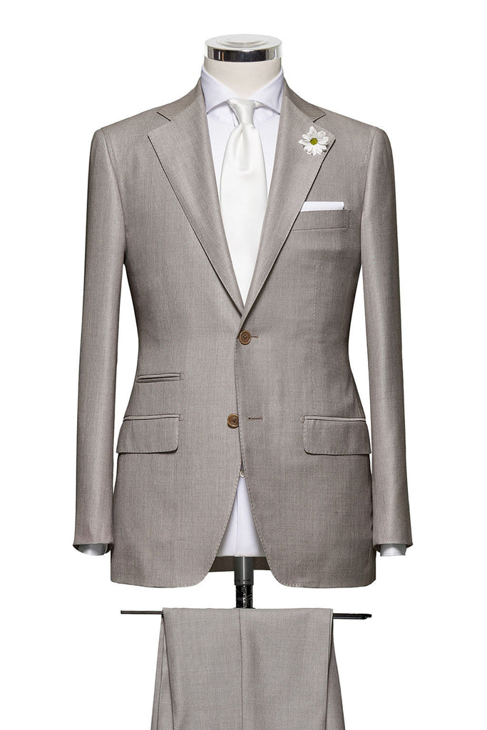 Beige Grey Plain